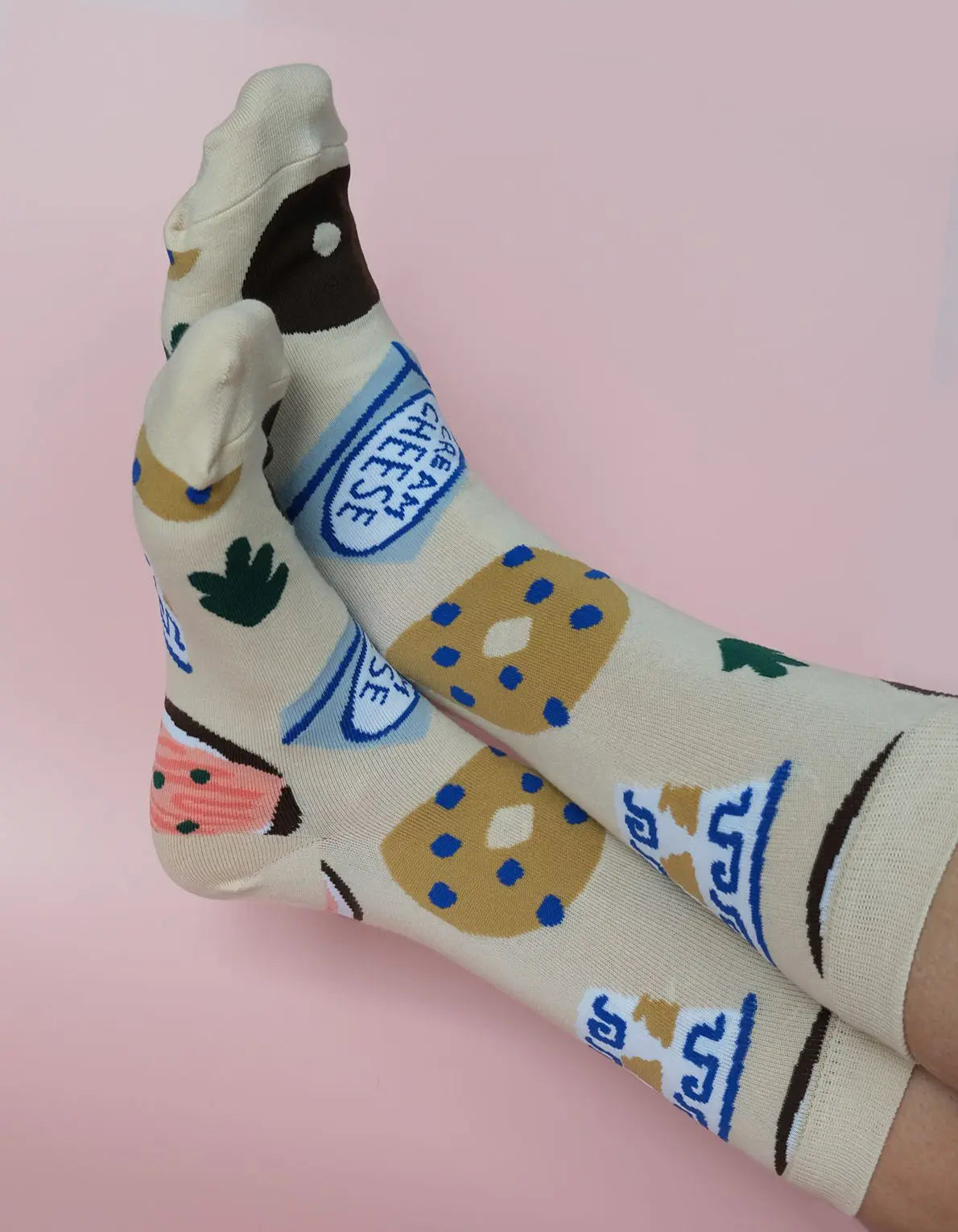 Bagels Crew Socks