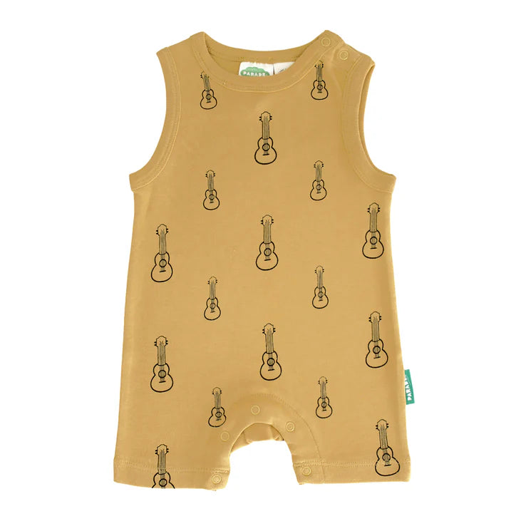 Yellow Ukuleles Organic Tank Romper