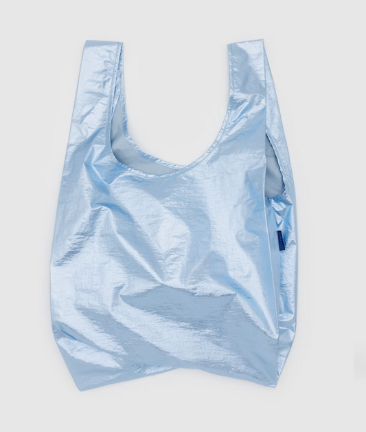 Metallic Light Blue Standard Baggu