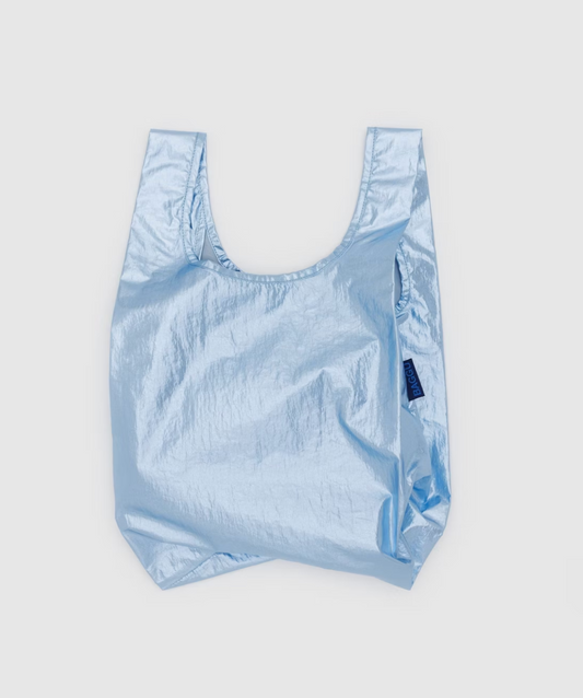 Metallic Light Blue Baby Baggu