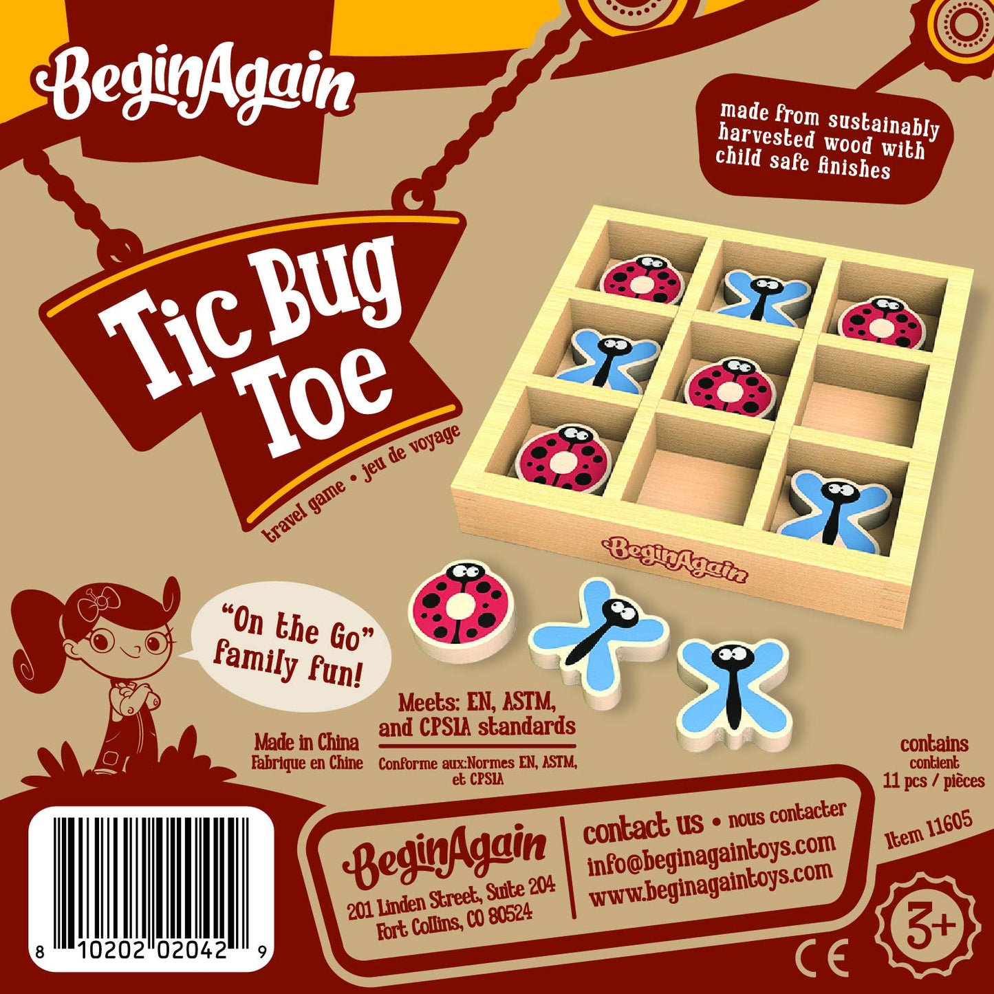 TicBugToe | Travel Tic-Tac-Toe Game!