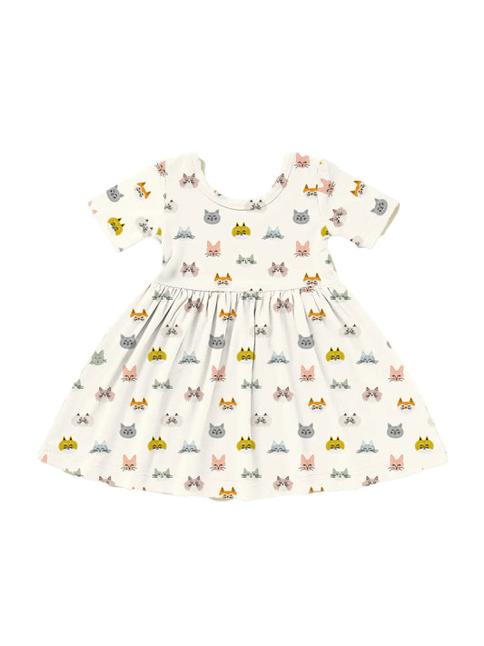 Cat Lover Bamboo Twirl Dress