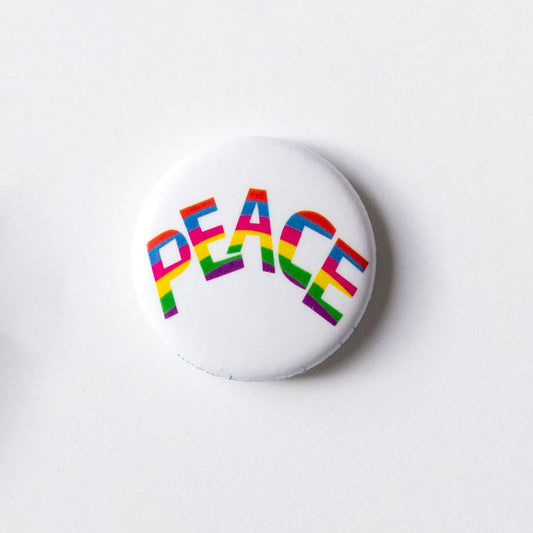 Peace Rainbow 1" Button