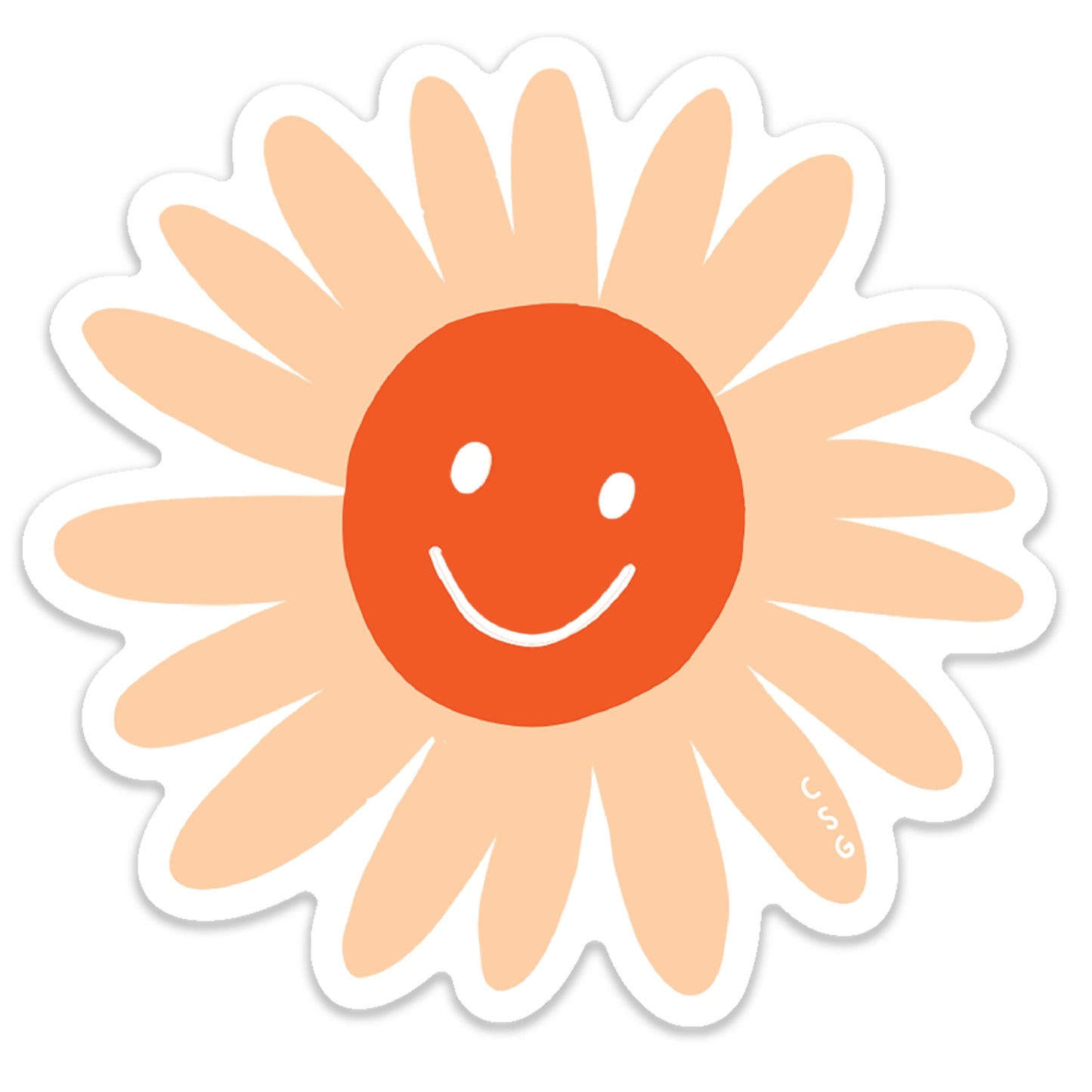 Sun Flower Die Cut Sticker