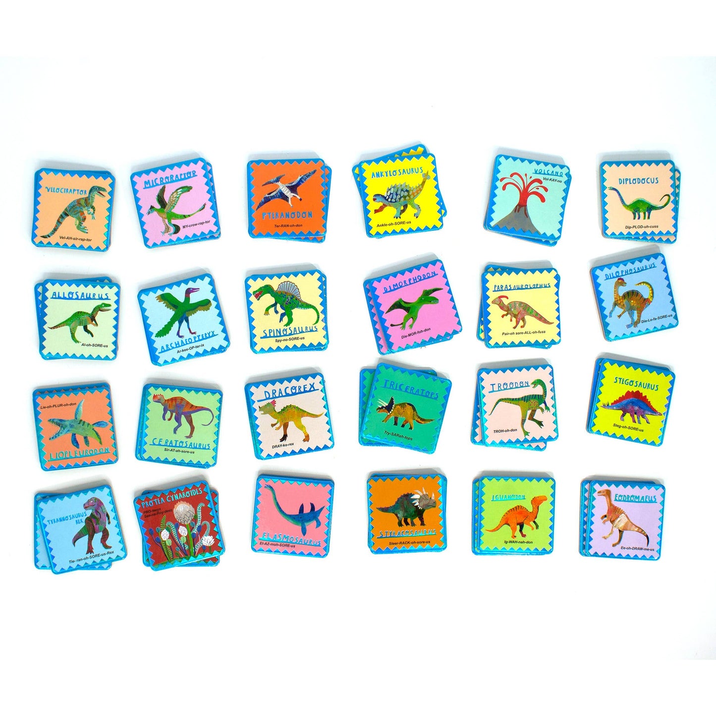 Shiny Dinosaur Memory and Matching Game