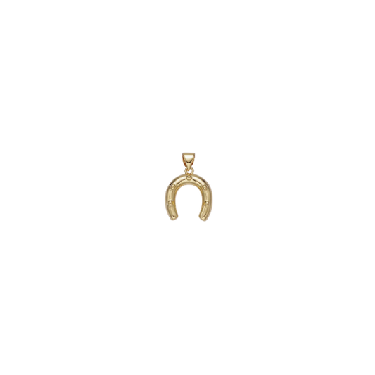 Gold Horseshoe Charm