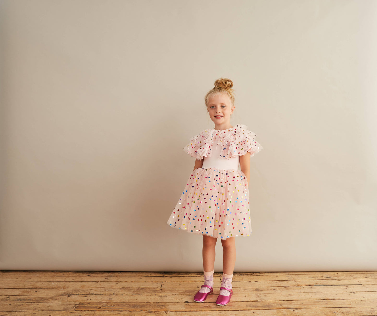 Pink Spot Dress