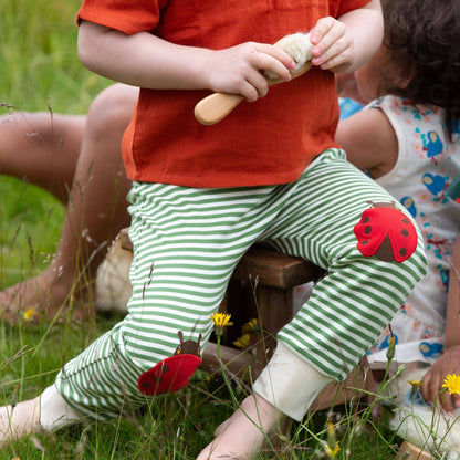 Ladybird Knee Patch Striped Jogger