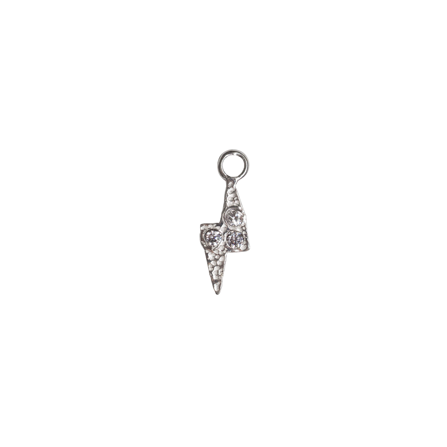 Sterling Silver Lightning Bolt Charm