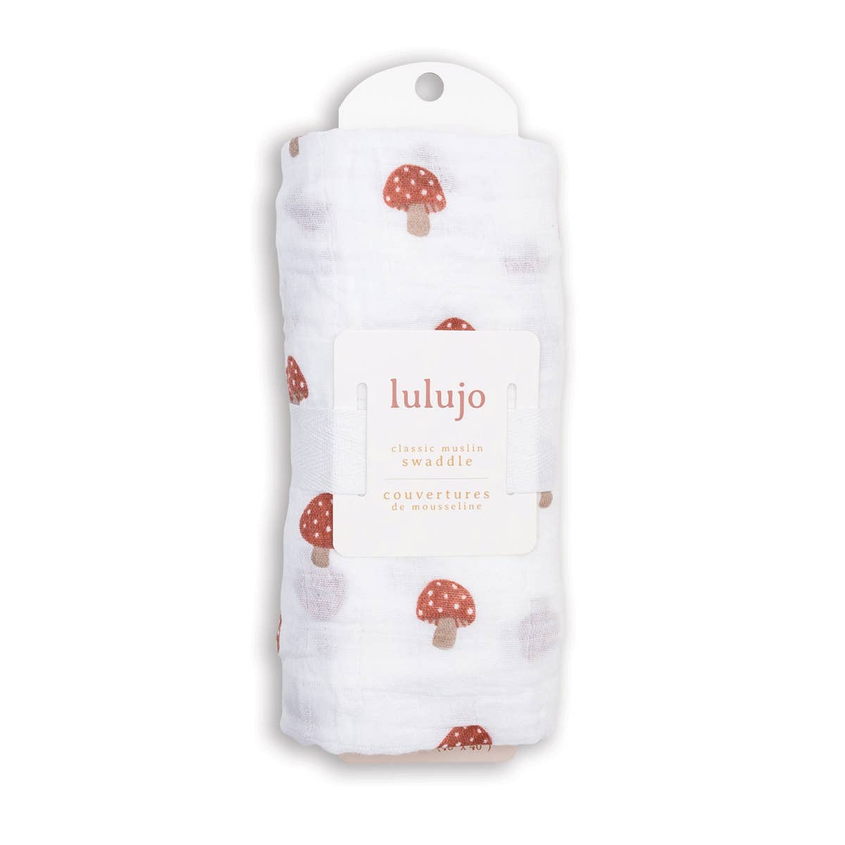 Mushrooms Muslin Cotton Swaddle Blanket