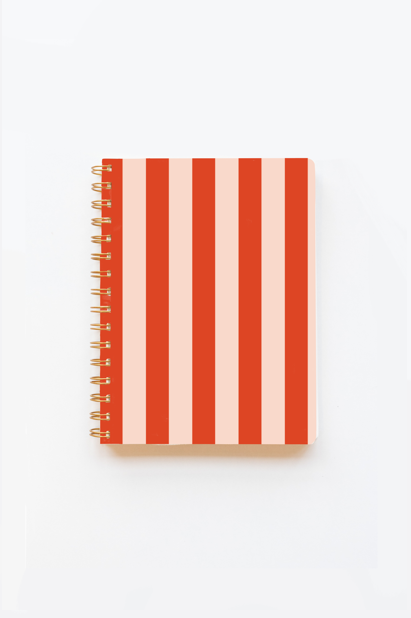 Classic Red Stripe Notebook