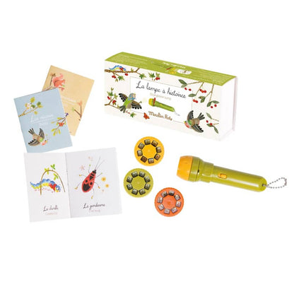 Garden Theme Storybook Torch with 3 Mini Books