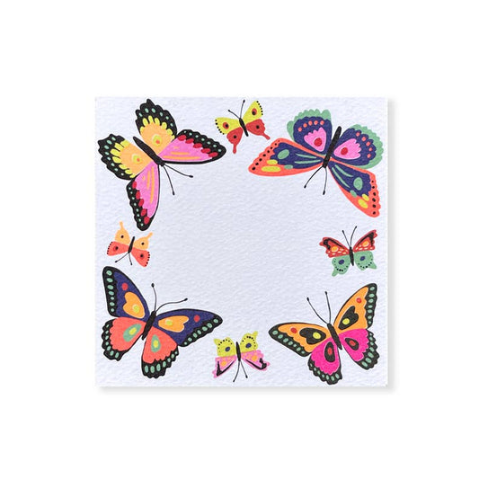 48 Pack | Butterfly Square Notes