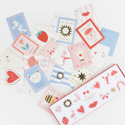 Icon Kids Valentine's Cards & Stickers Set