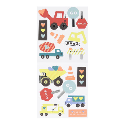 Truck Kids Valentine's Card Set