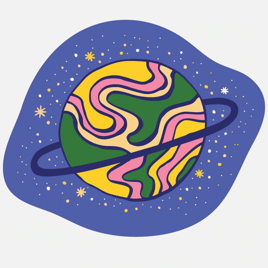 Planet Sticker