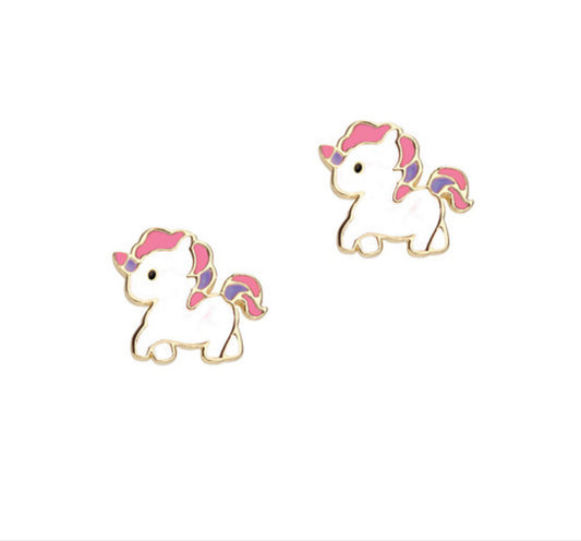 Magical Unicorn Cutie Stud Earrings