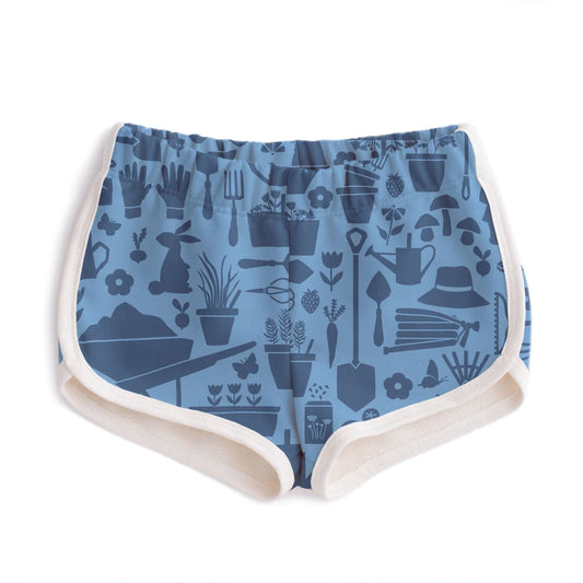 shorts | garden tools blue