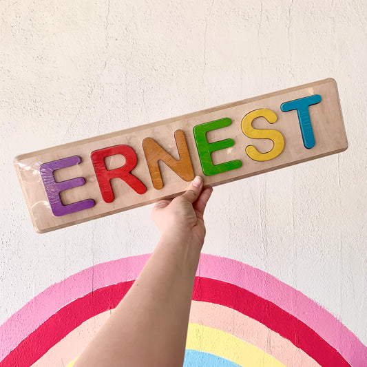 Custom Personalized Wooden Name Puzzle